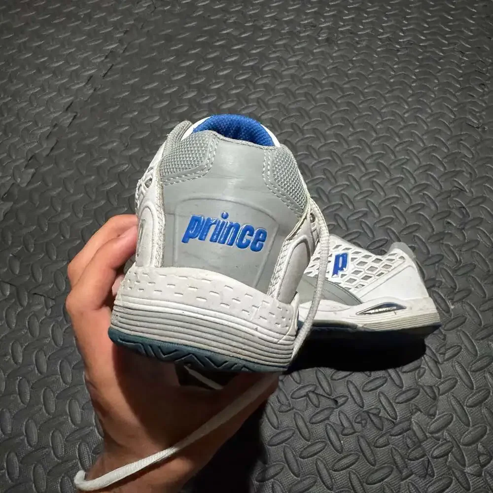 Prince Warrior Men's Tennis Shoes White/Grey/Blue